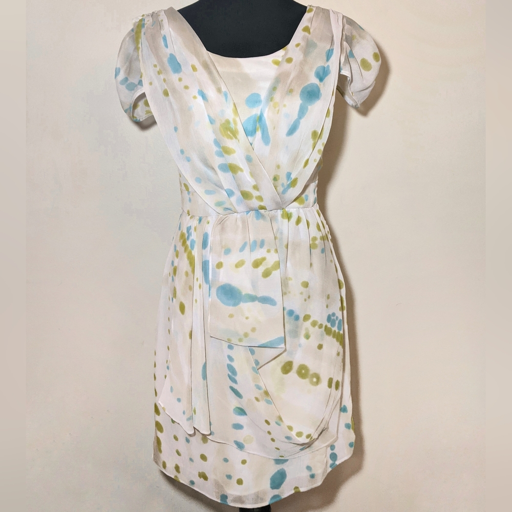 Walter Baker Flowy Printed Draped Dress